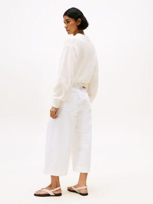 High-Rise Wide-Leg Cropped Jean Product Image