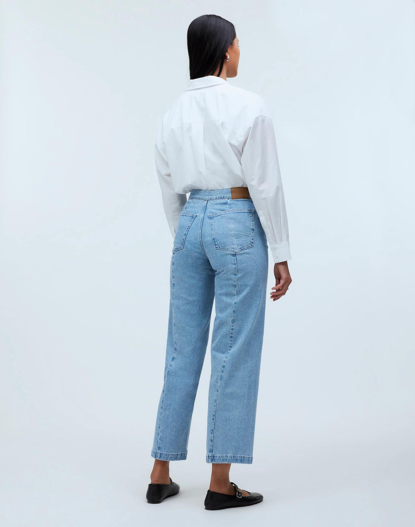 The Petite Emmett Wide-Leg Crop Jean: Welt Pocket Edition Product Image