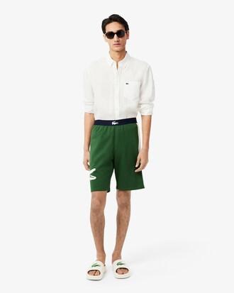 Straight Cut Fleece Loungewear Shorts Product Image