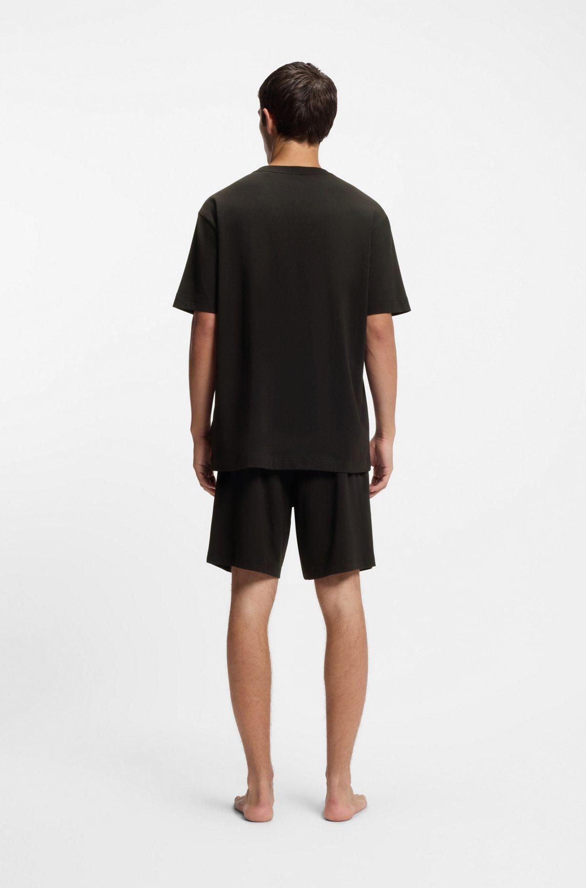 Gradient-logo pyjama T-shirt in a cotton blend Product Image