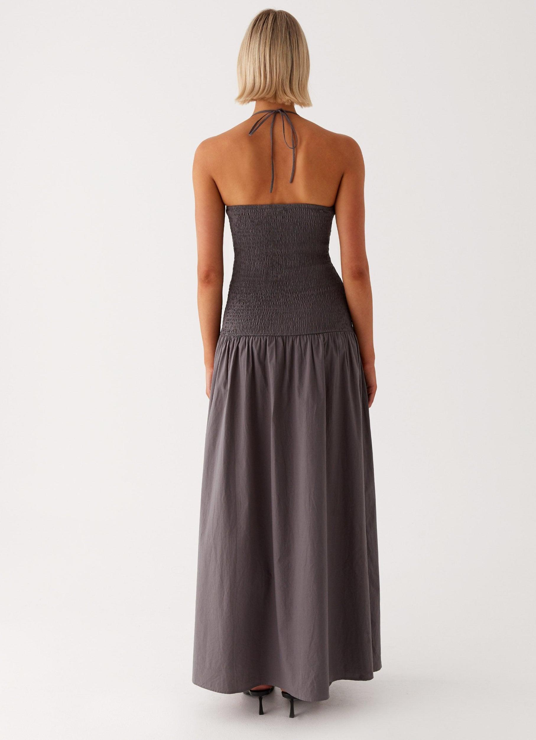 Zahra Maxi Dress - Charcoal Product Image