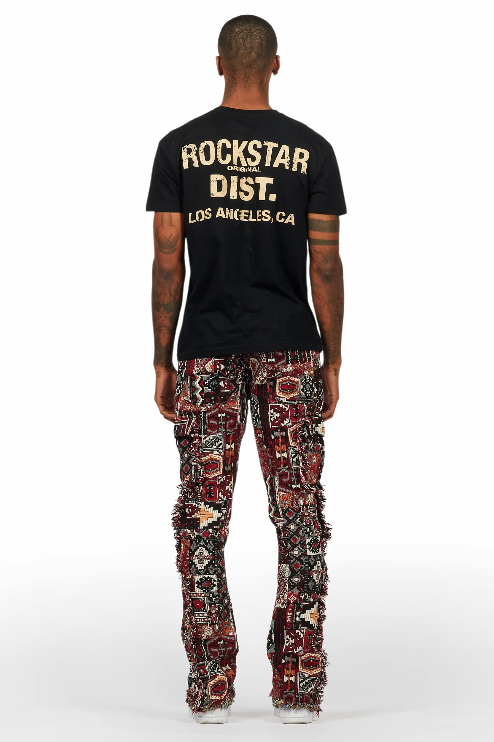 Lake Black/Beige T-Shirt/Tapestry Jean Bundle Male Product Image