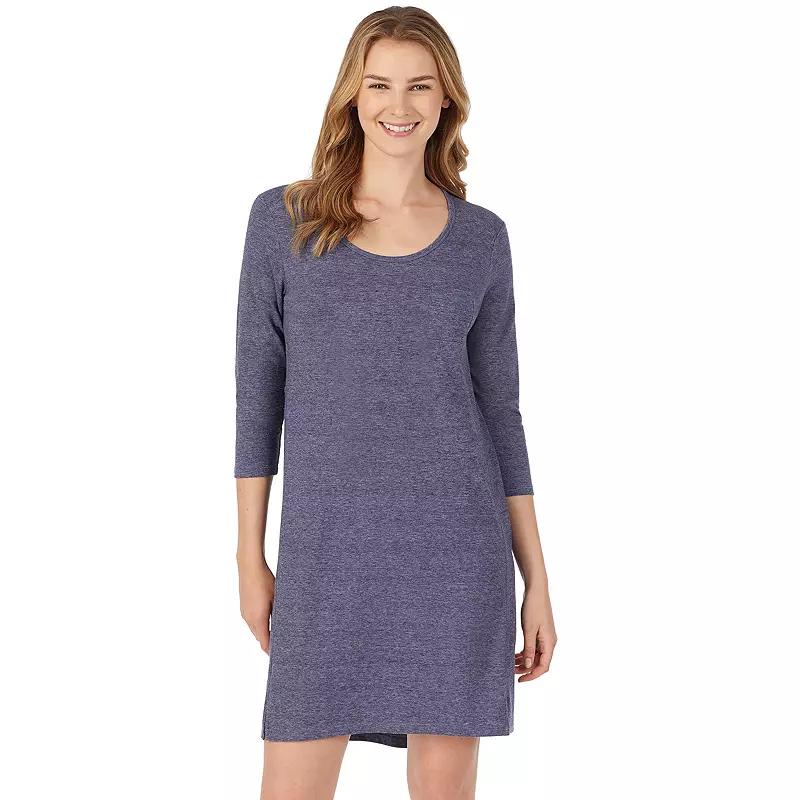 Women’s Cuddl Duds® Essentials 3/4 Sleeve Sleepshirt, Women's,  Product Image