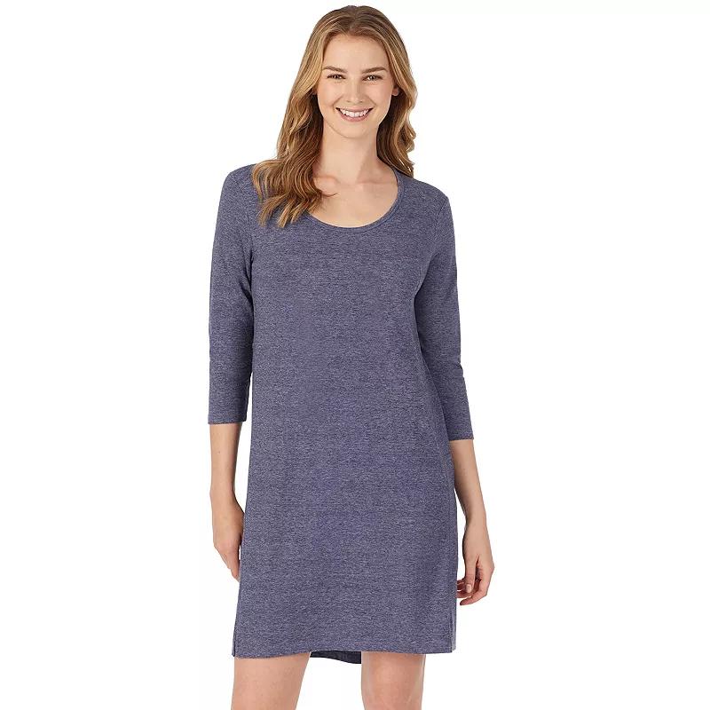 Women’s Cuddl Duds® Essentials 3/4 Sleeve Sleepshirt, Women's,  Product Image