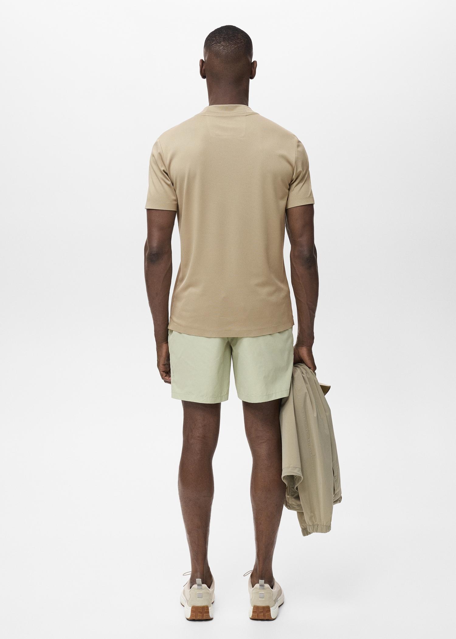 COOLMAX® slim fit t-shirt - Men | MANGO USA Product Image