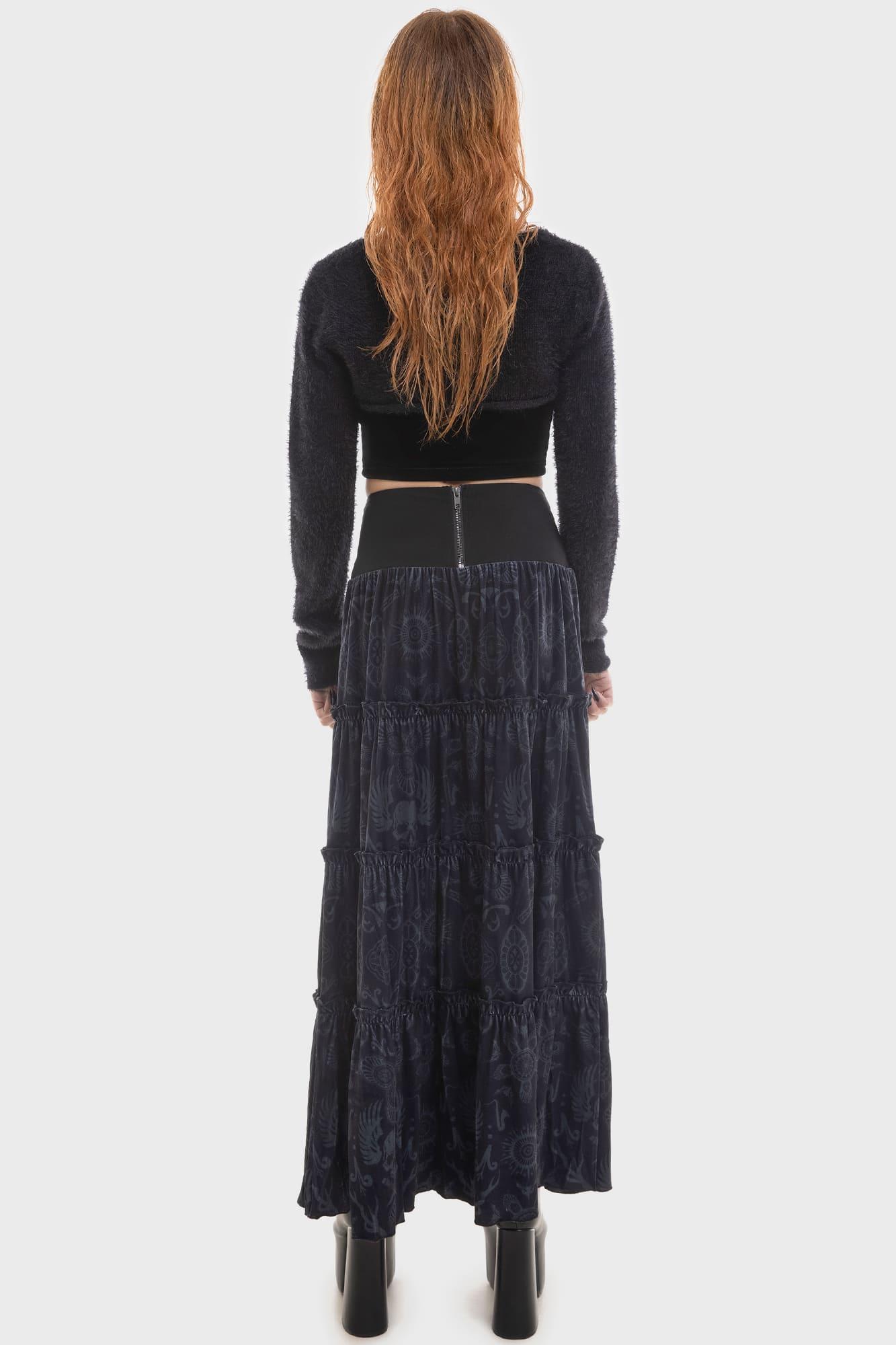 Half Vamp Maxi Skirt Female Product Image