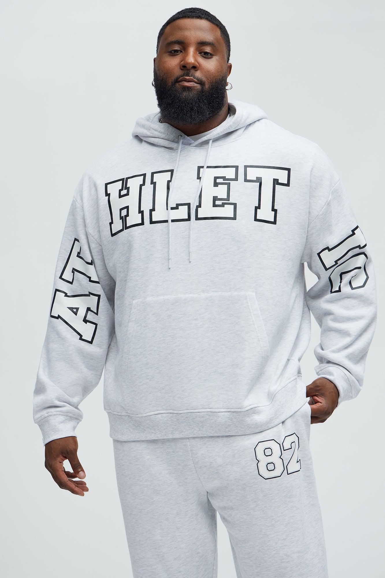 He's Him Hoodie - Heather Grey Product Image
