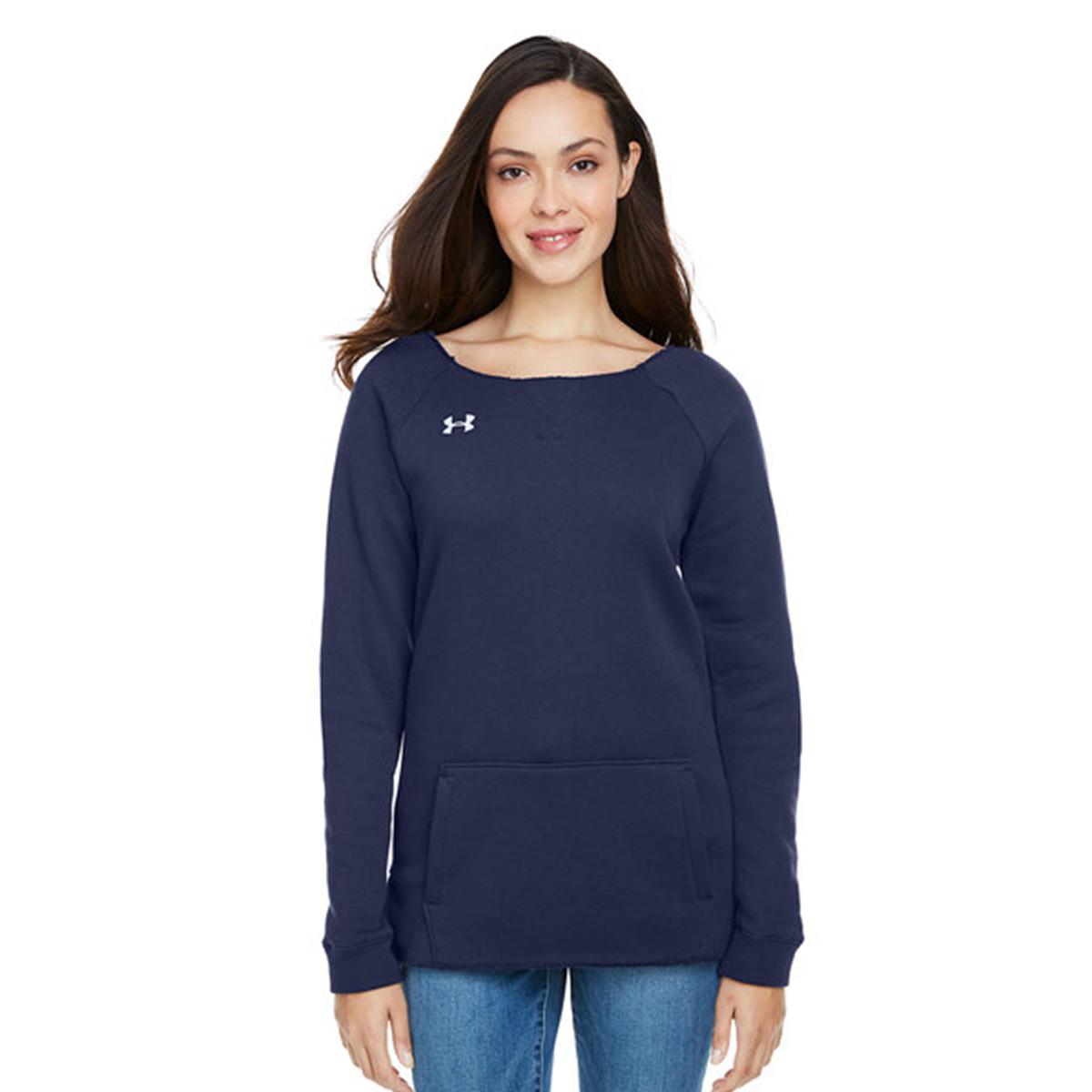 Under Armour Women's Hustle Fleece Crewneck Sweatshirt Product Image