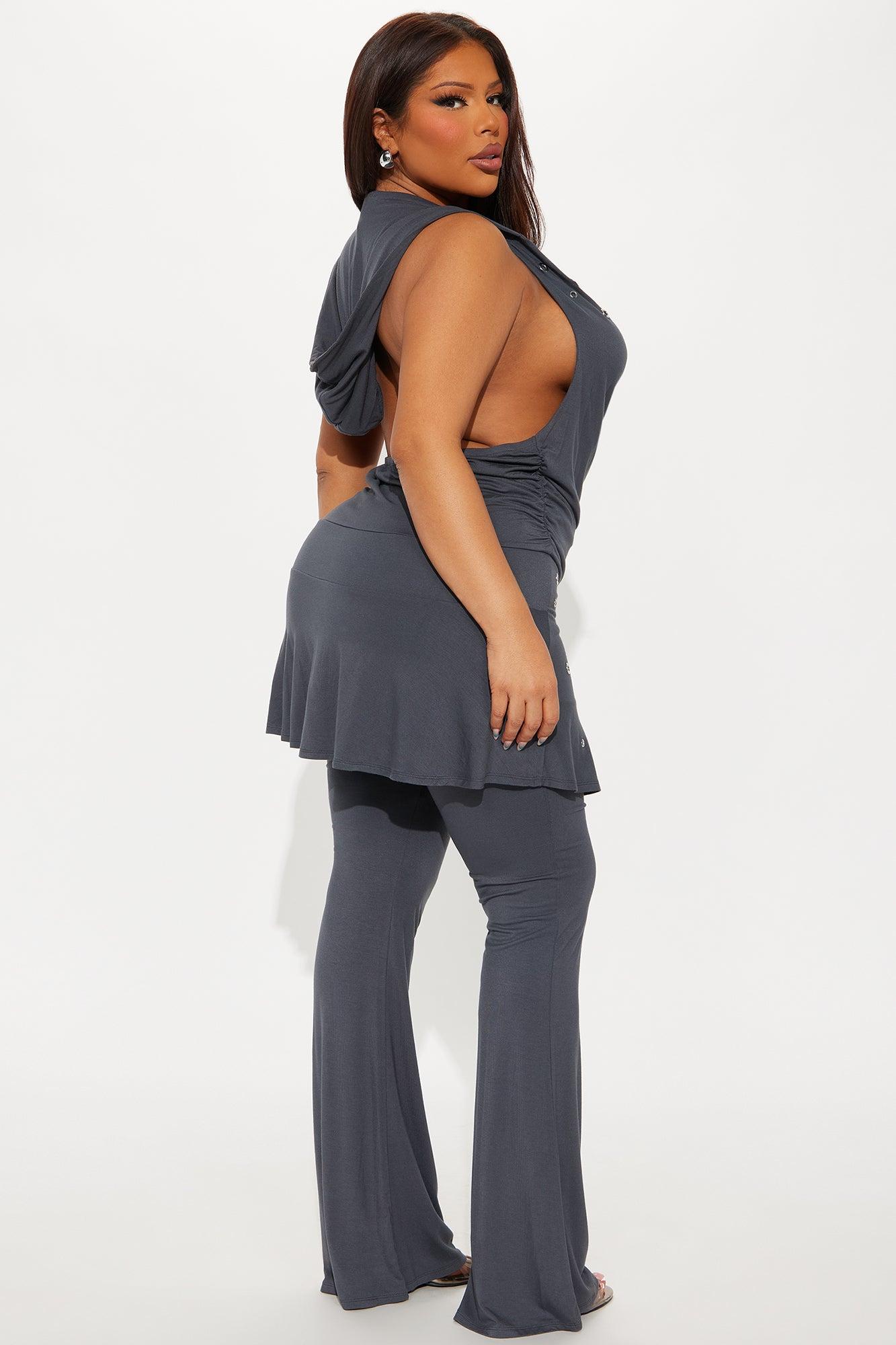 Off The Grid Pant Set - Dark Grey Female Product Image