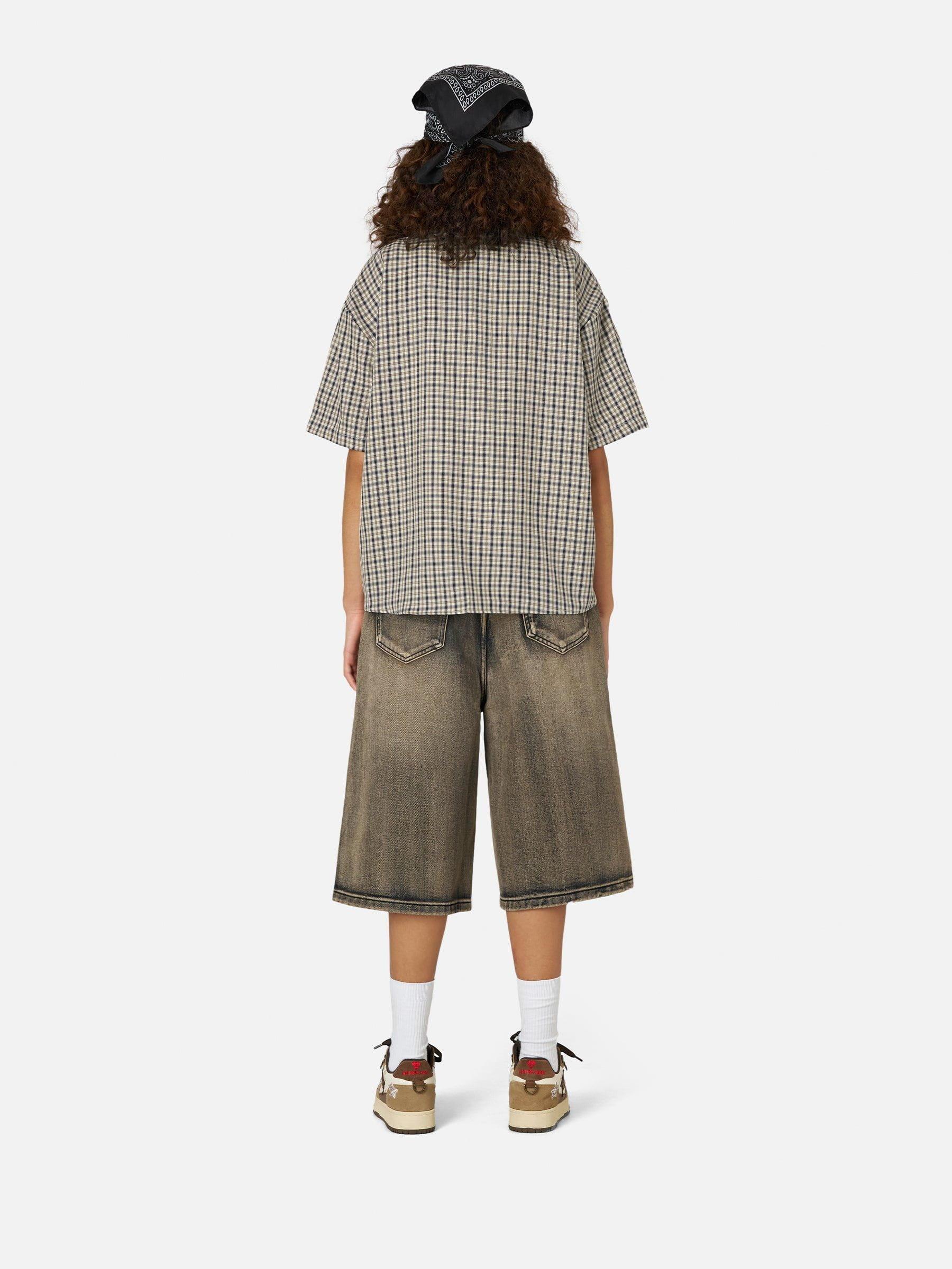 Aelfric Eden Plaid Embroidery Shirt Product Image