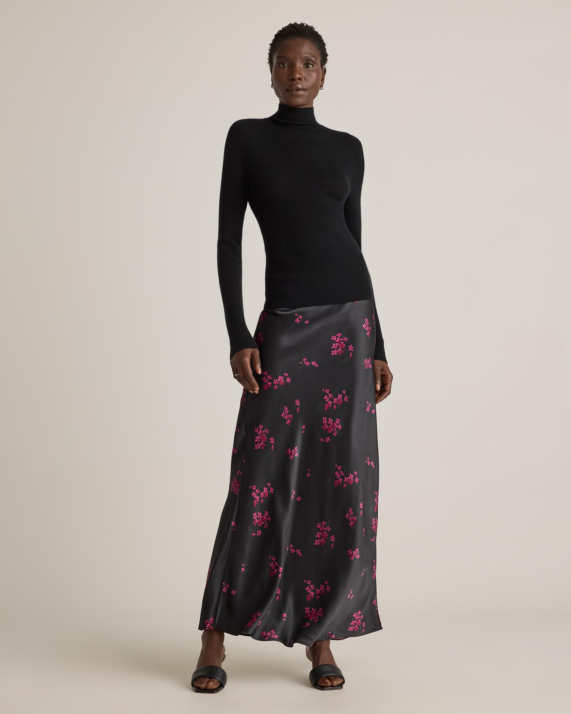 Quince | Women's Maxi Skirt Size XL, Silk Product Image