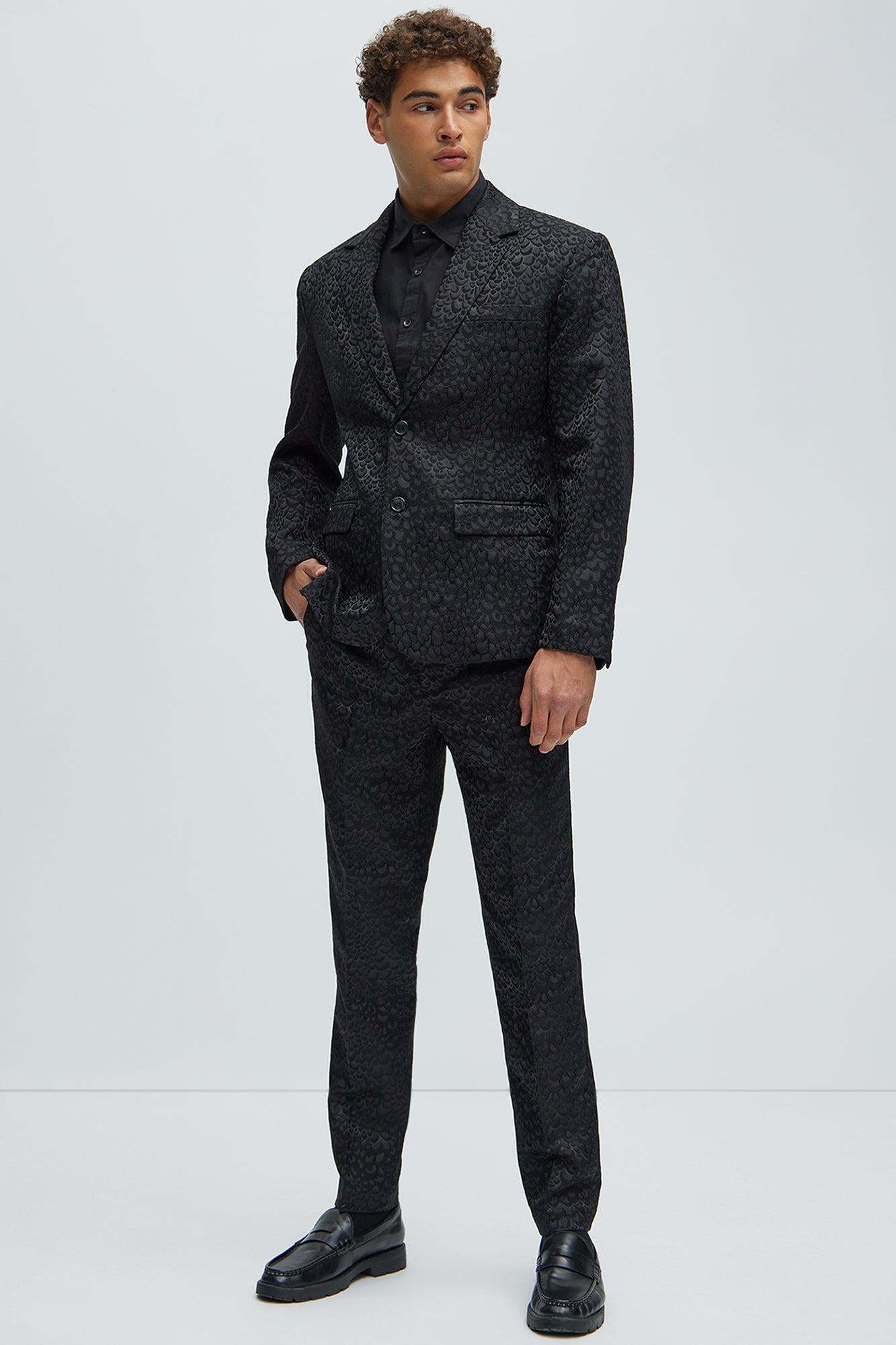 Leonardo Luxe Slim Trousers - Black Product Image