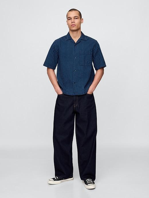 Denim Stripe Shirt Product Image