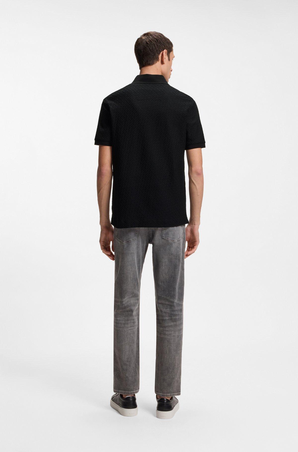 Cotton-jersey T-shirt with wax-stamp logo Product Image