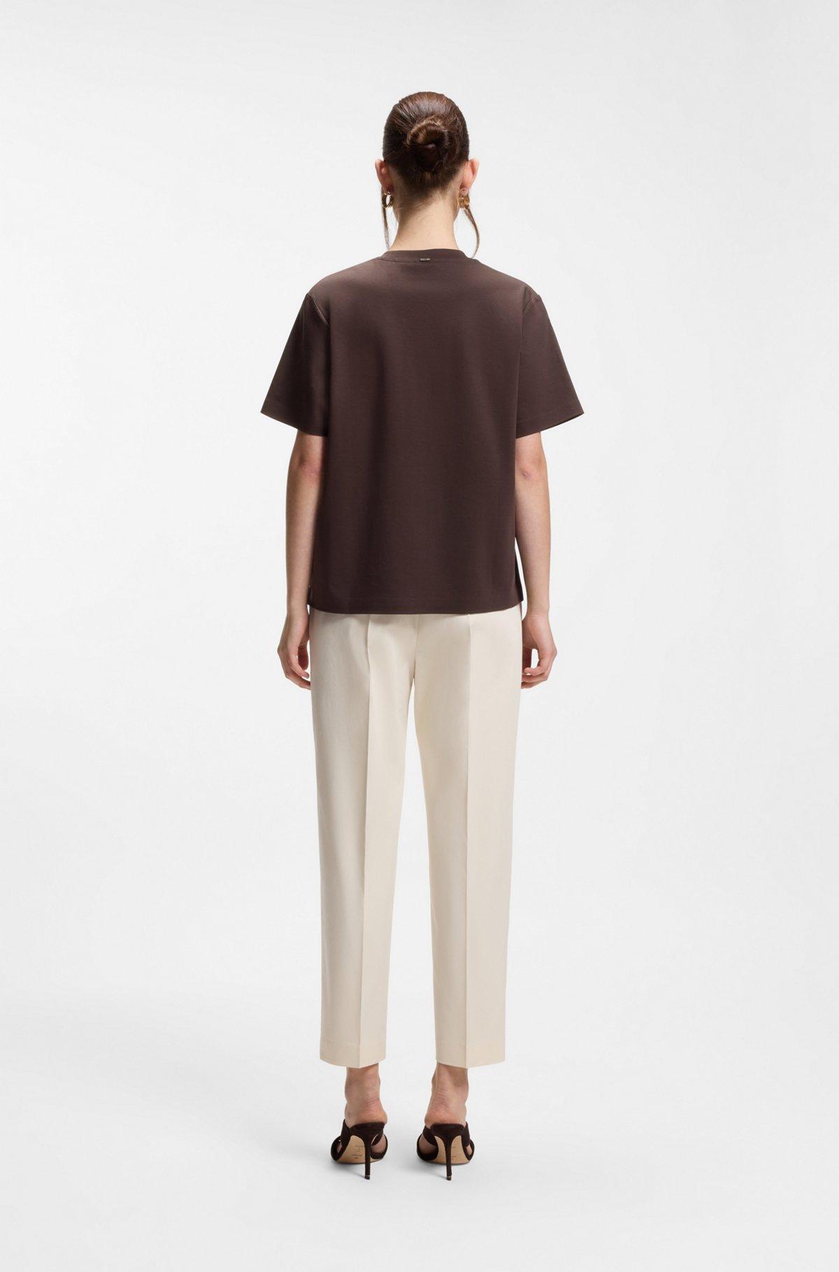 Relaxed-fit T-shirt in mercerized cotton Product Image