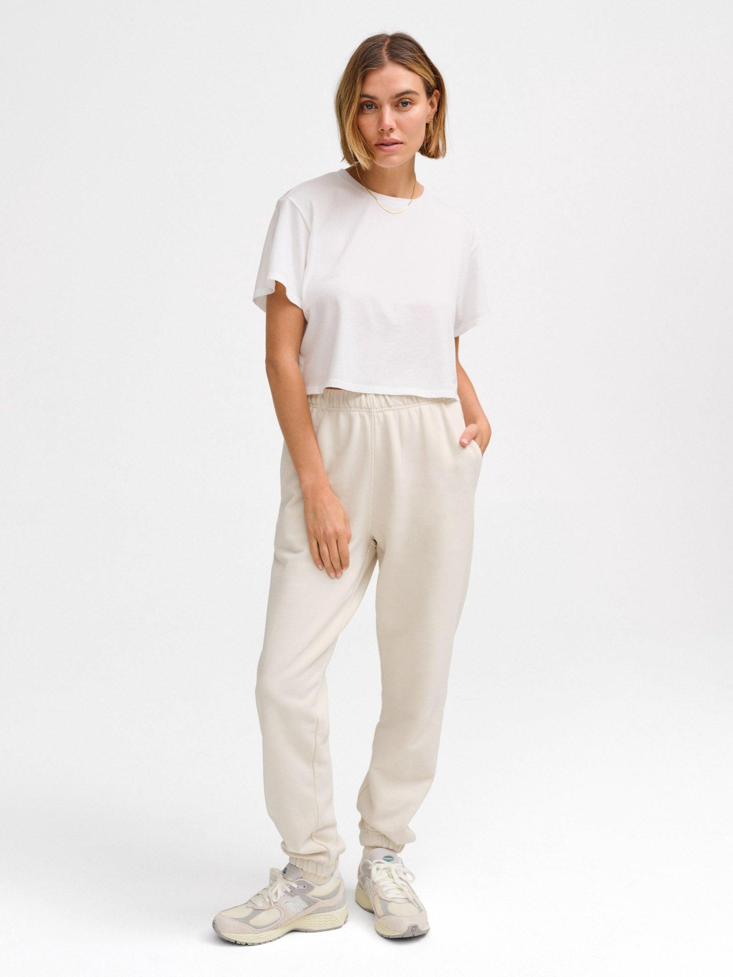 Organic Cotton Relaxed Crop Tee Female Product Image