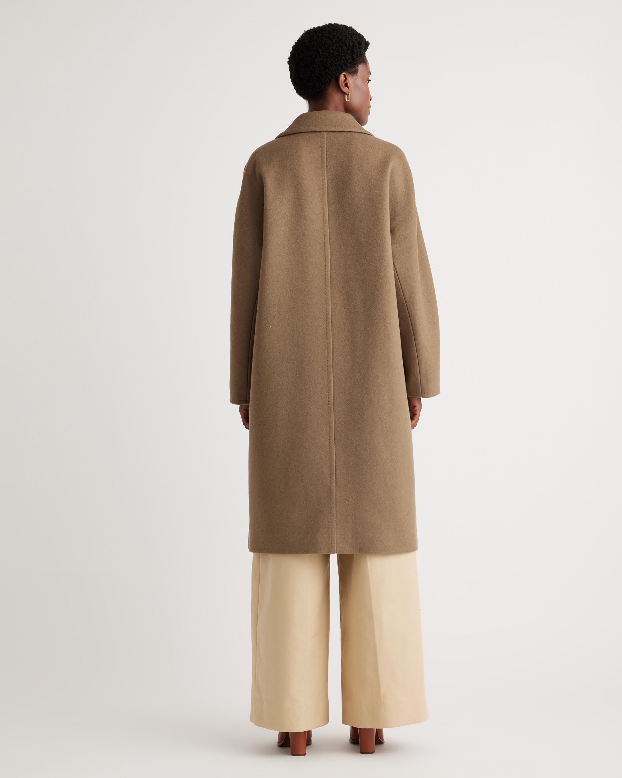 Quince | Women's Italian Wool Double-Breasted Slouch Coat Product Image