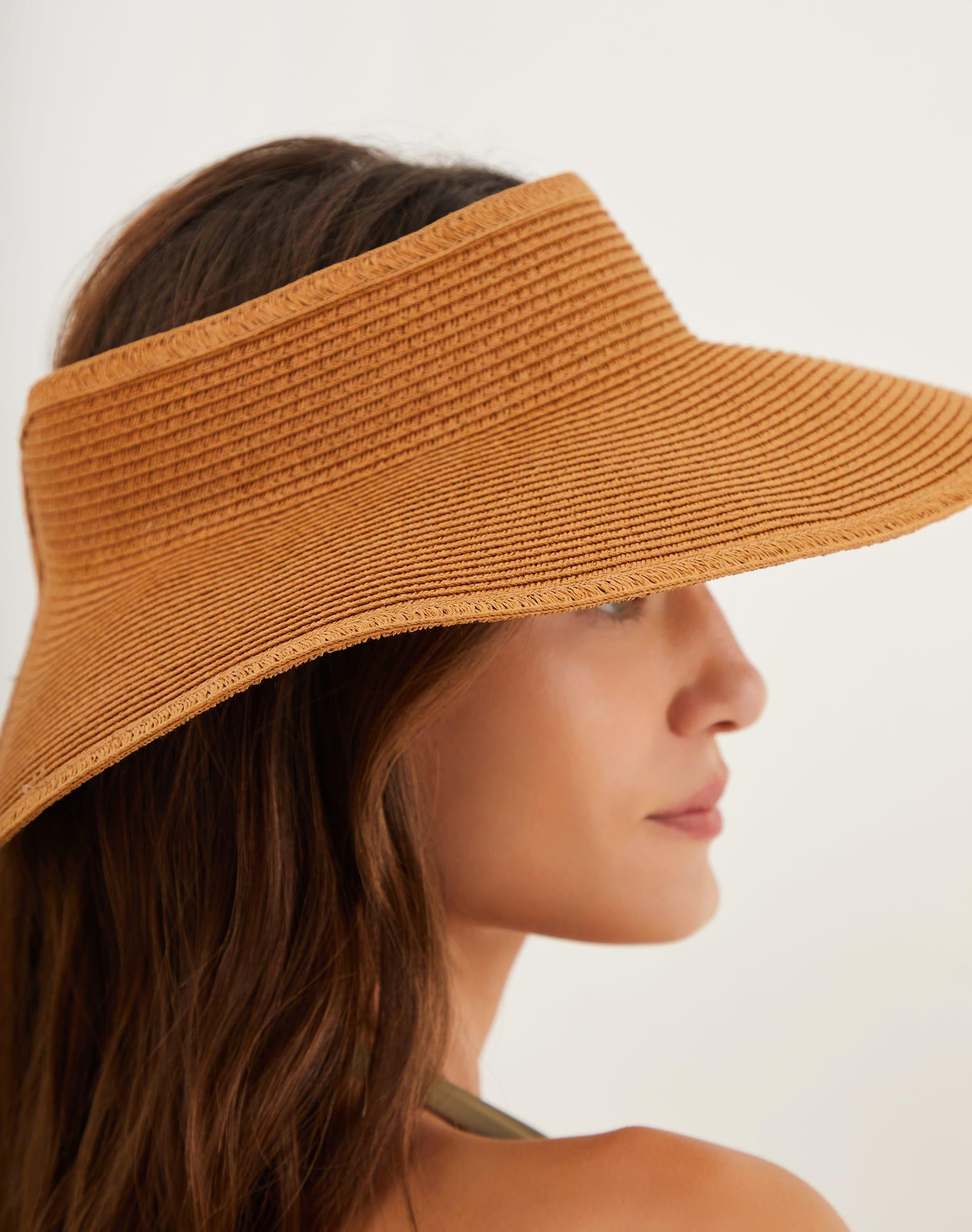 Straw Visor (Exchange Only) - Red Product Image