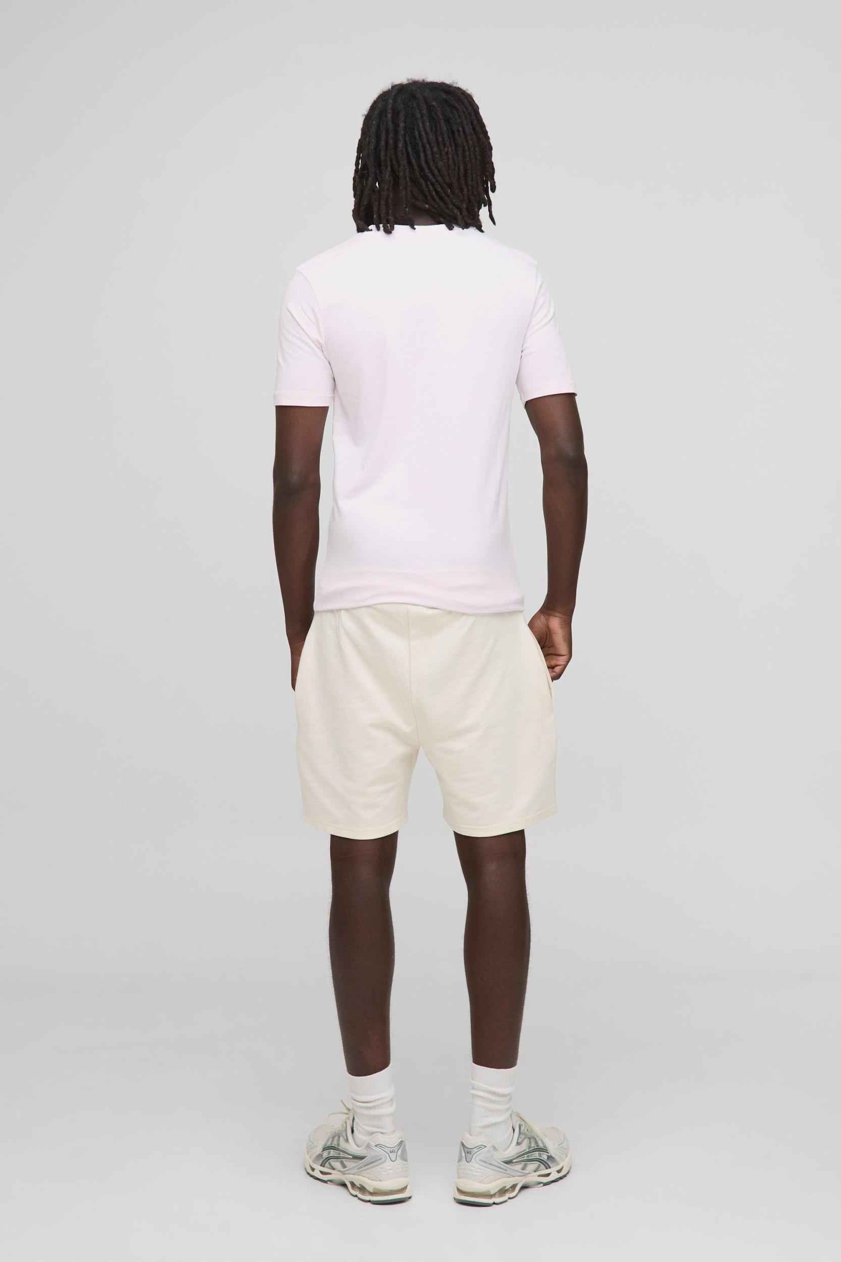 Basic Muscle Fit Crew Neck T-Shirt | boohooMAN USA Product Image