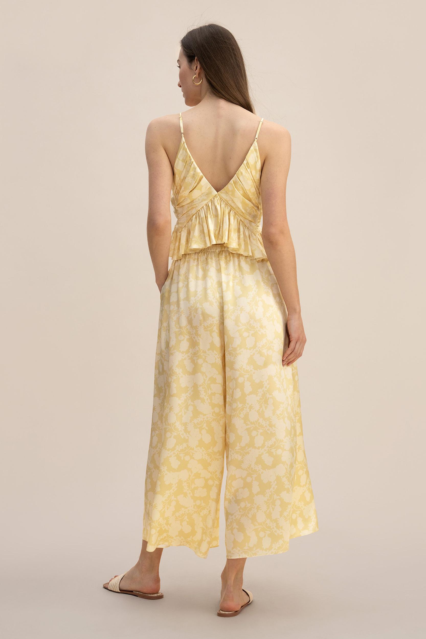 Shadow Print Ruffle Cami Product Image