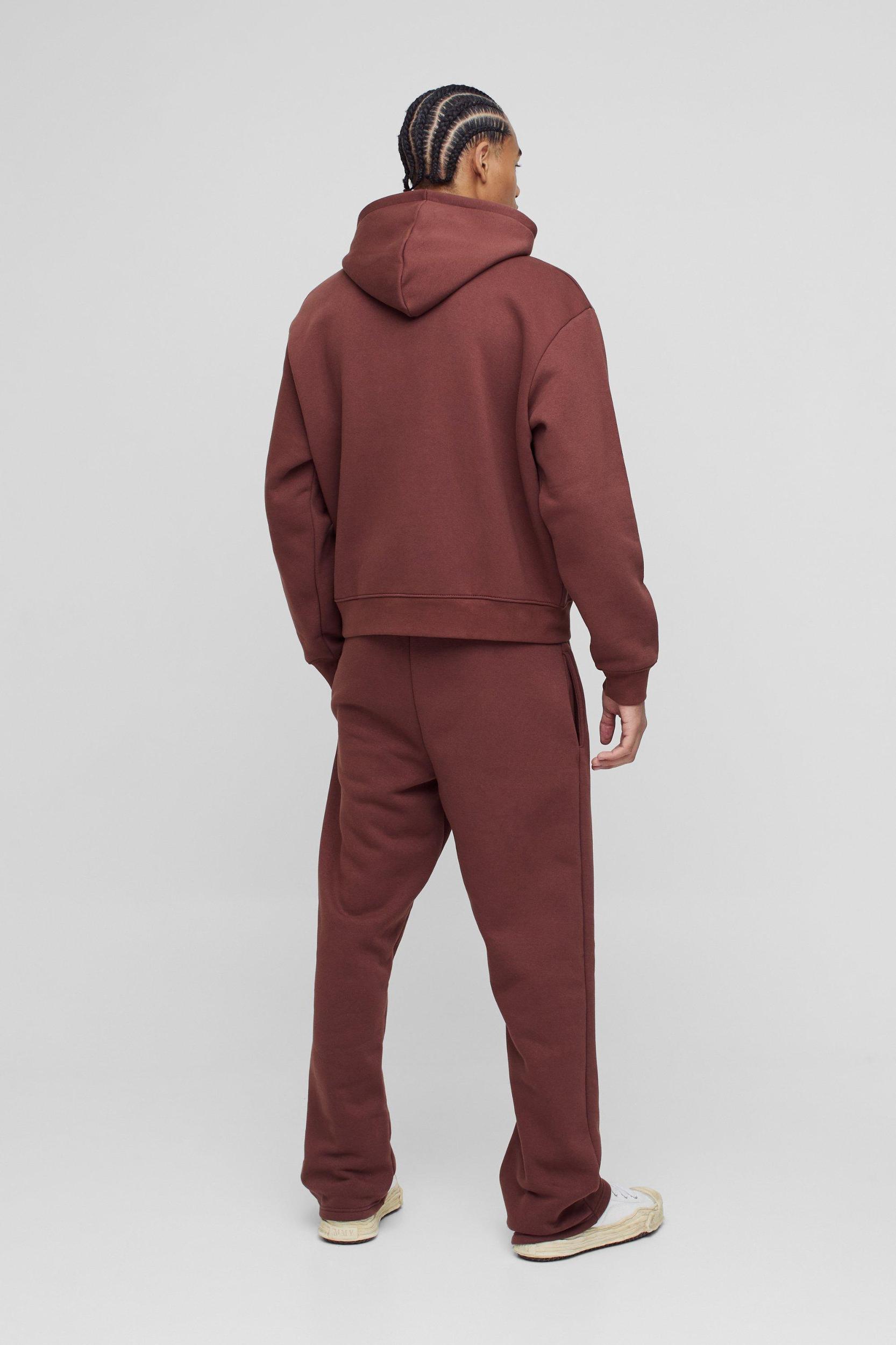 330GSM Oversized Boxy BM Signature Hoodie | boohooMAN USA Product Image