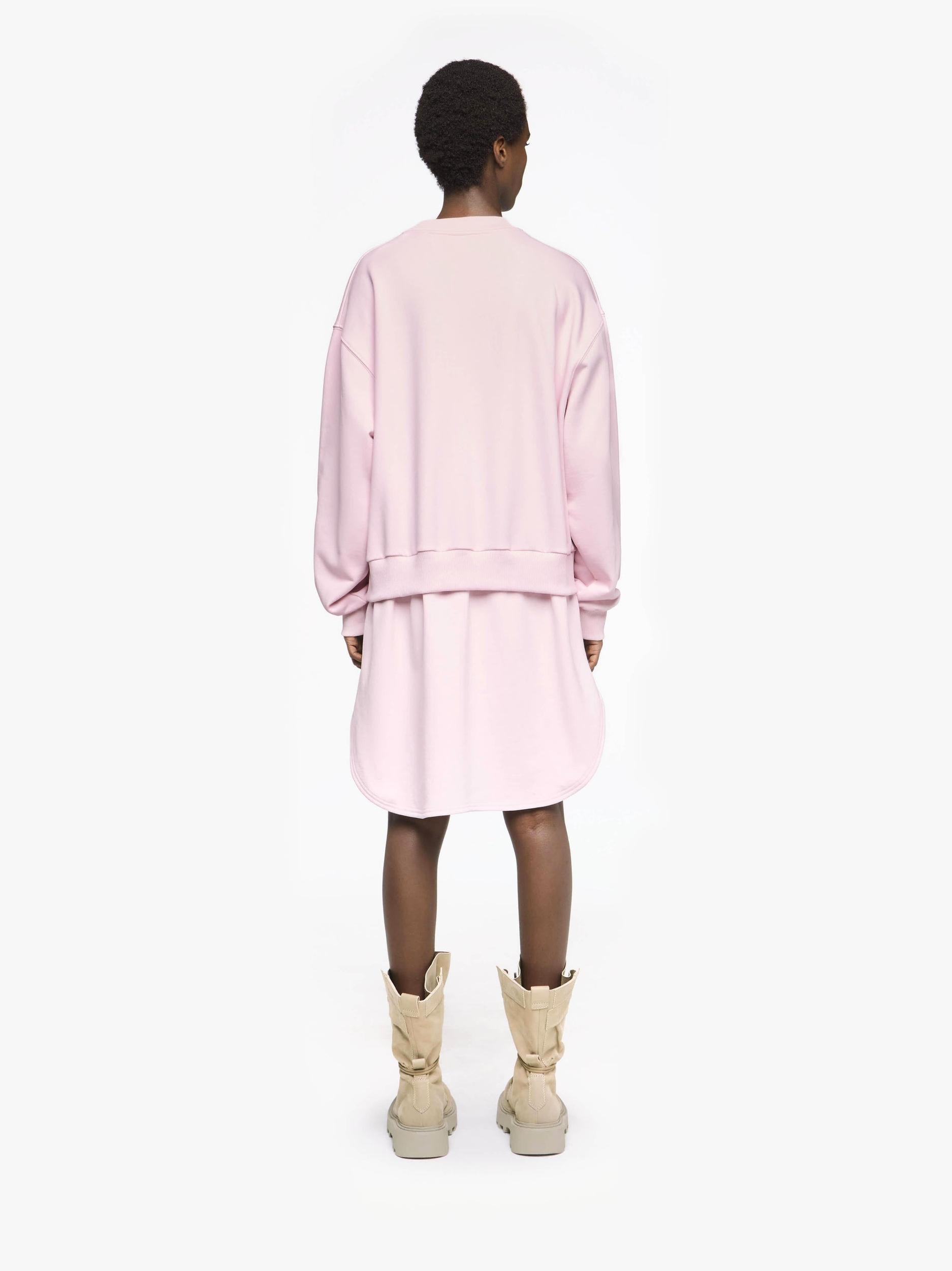 LAYERED SWEATSHIRT DRESS Product Image