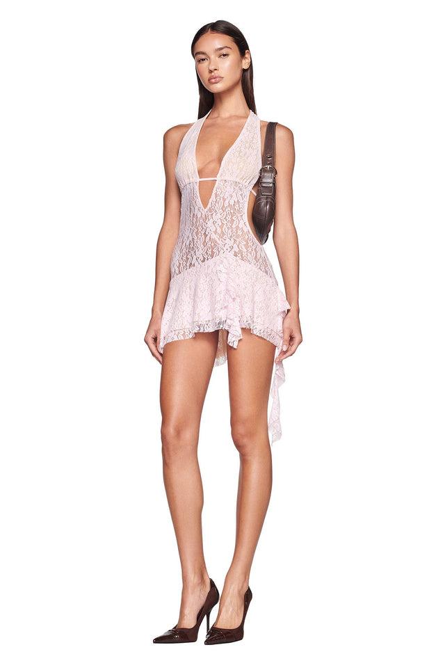 IRISIA LACE DRESS - PINK : LACE Product Image