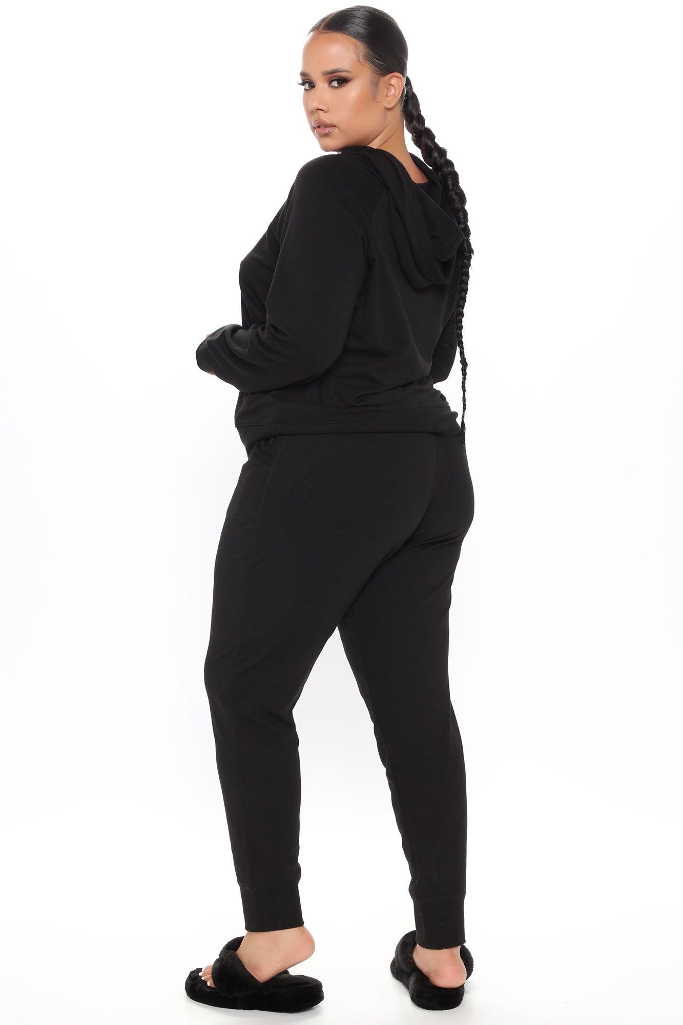 Latest And Greatest French Terry Jogger - Black Product Image