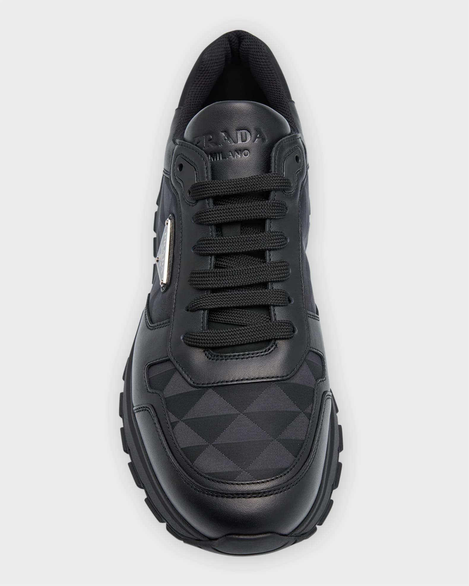 Men's Prax Triangle Logo Runner Sneakers  Product Image