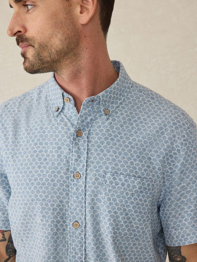 Short-Sleeve Breeze Shirt - Fish Scale Redux Product Image