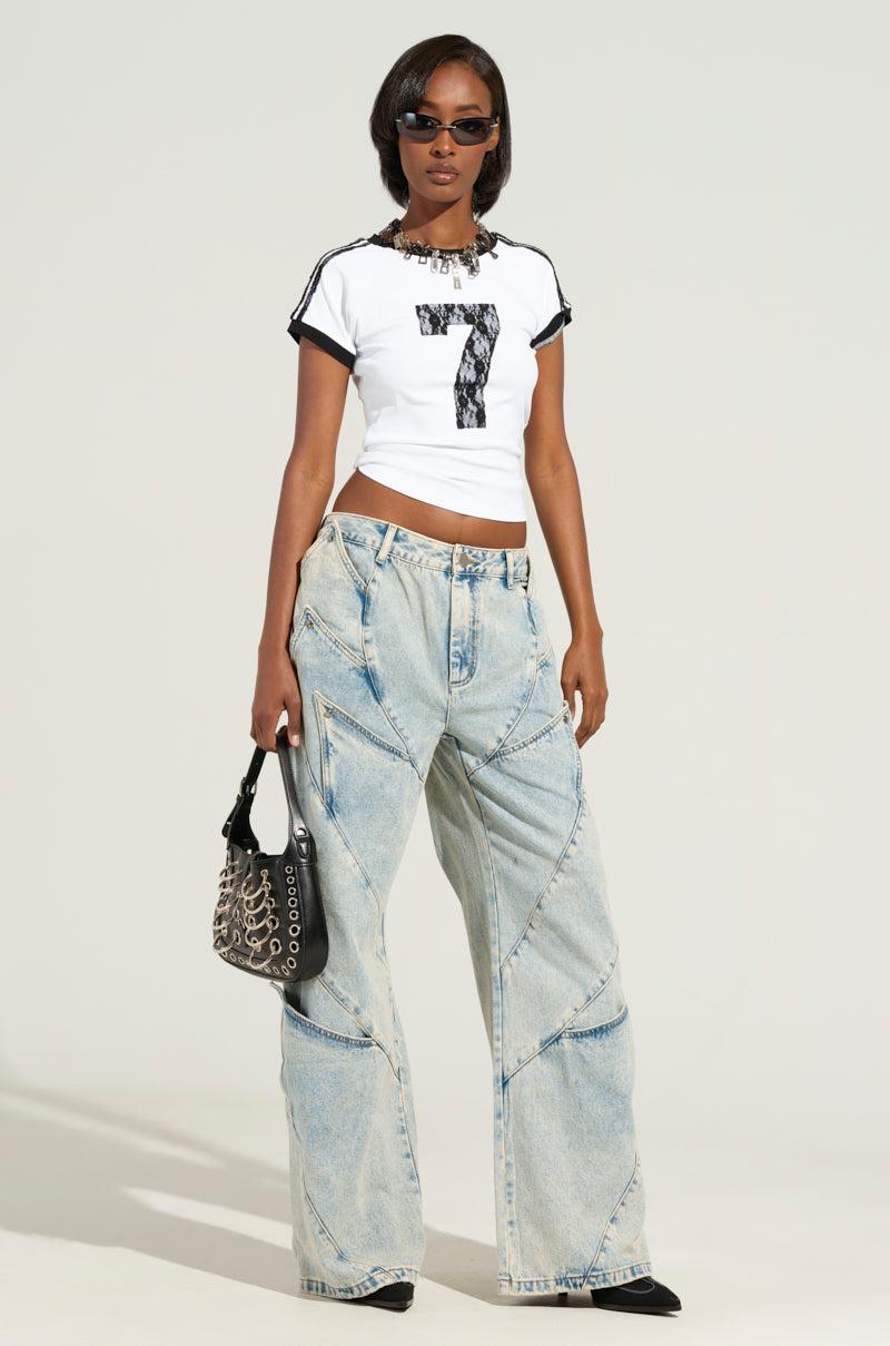 SNAP OUT OF IT DENIM PANT Product Image