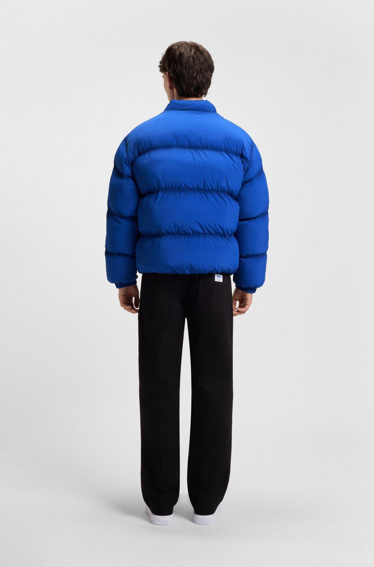 Water-repellent puffer jacket with embroidered logo Product Image