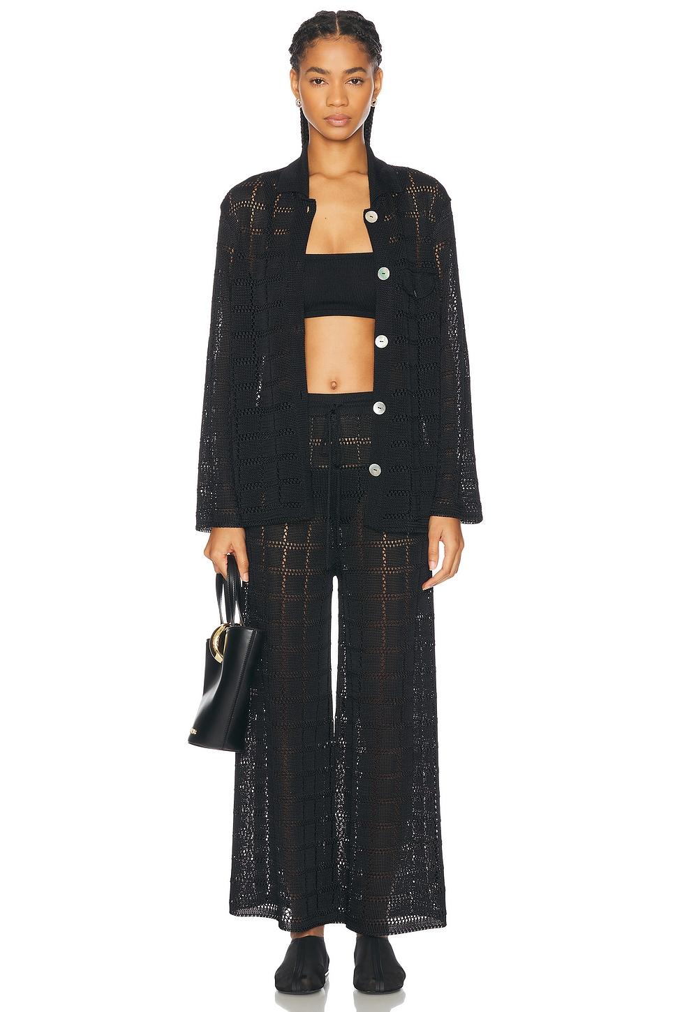 Long Sleeve Patchwork Shirt Product Image