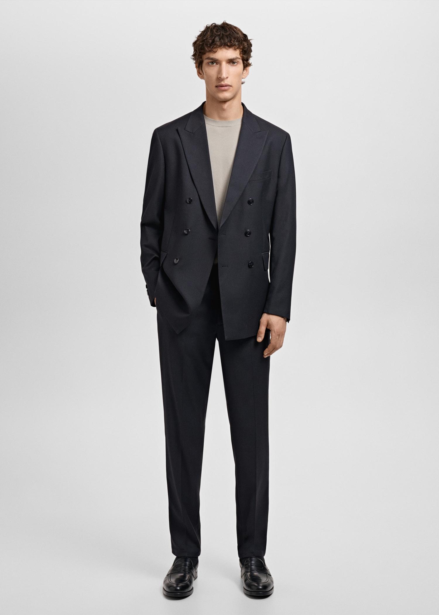 Monaco slim-fit suit pants - Men | MANGO USA Product Image