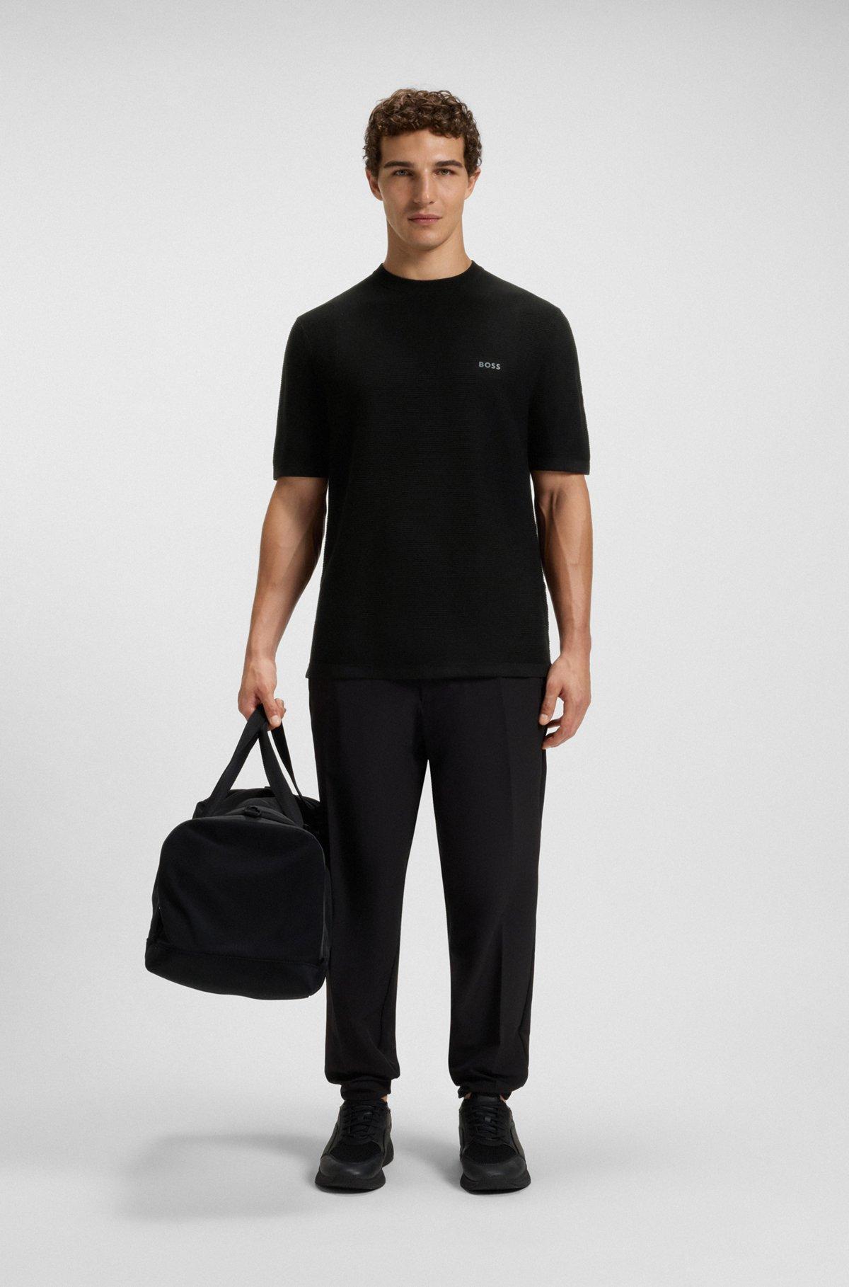 Rib-knit sweater with logo detail Product Image