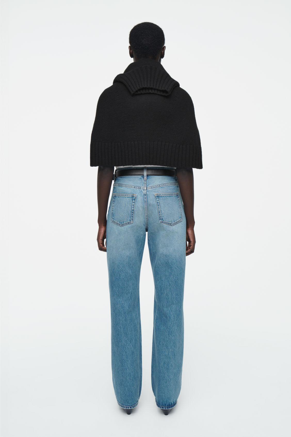 COLUMN STRAIGHT-LEG JEANS Product Image