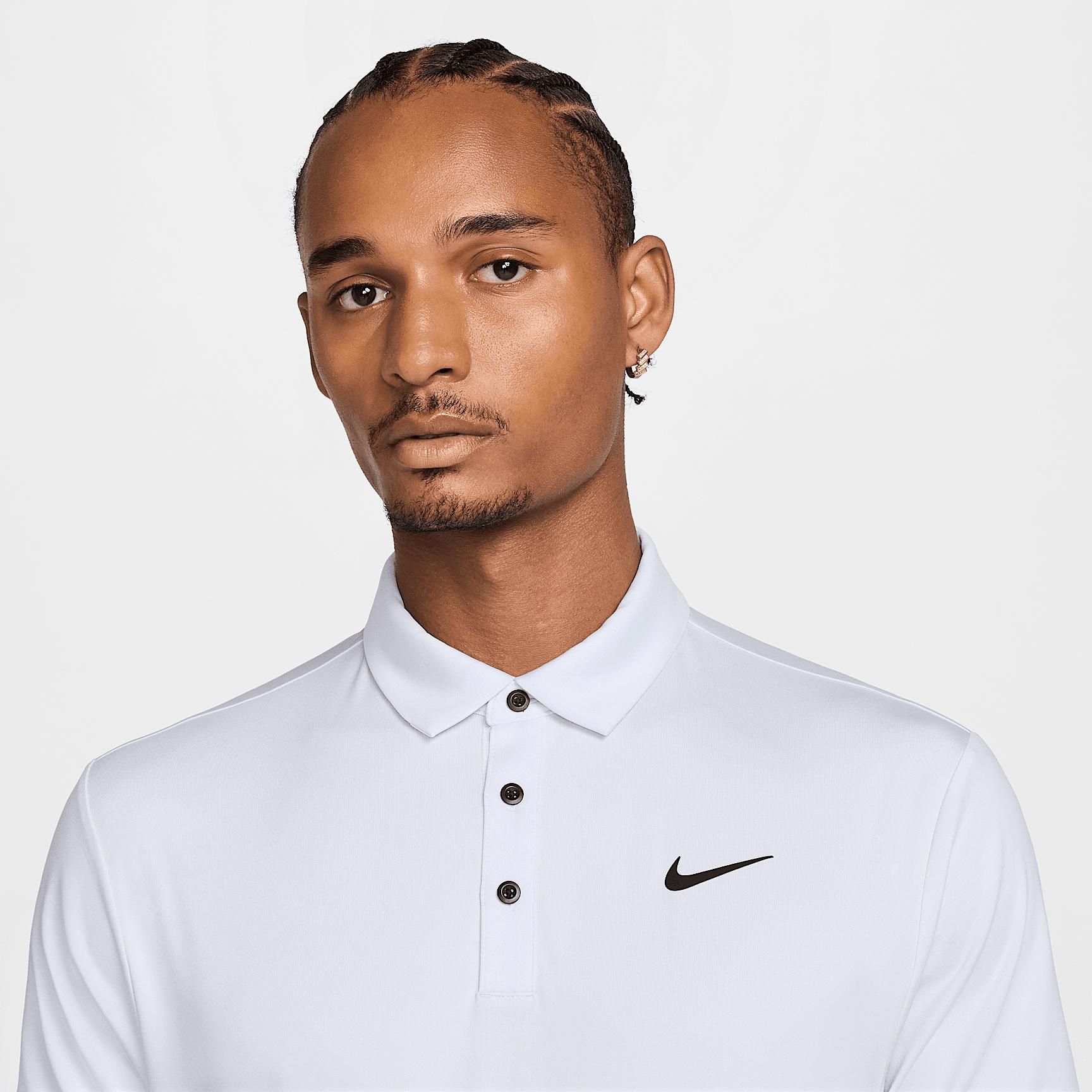 Nike Mens Tour Dri-FIT Solid Golf Polo | FZ7481-440 Product Image