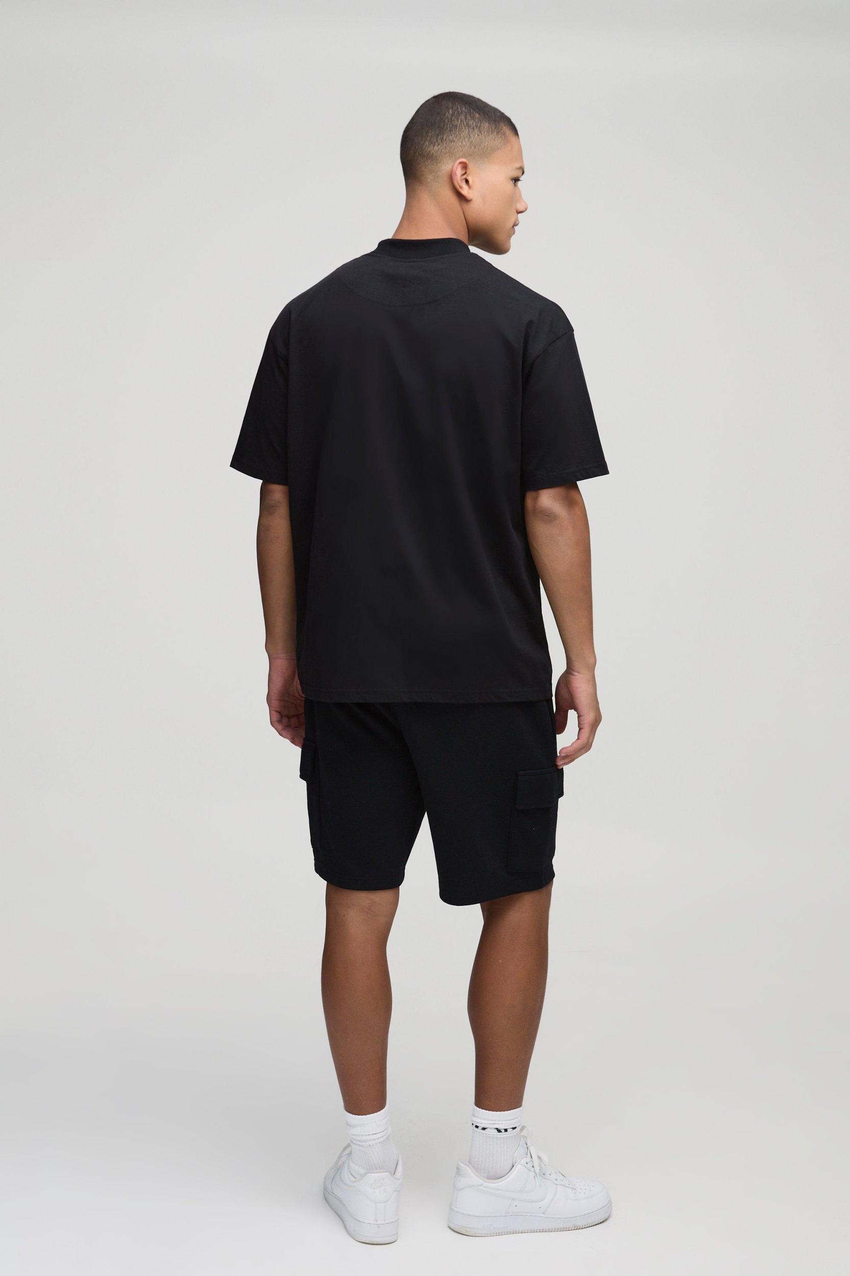 2 Pack Oversized Heavyweight Crew Neck T-Shirts | boohooMAN USA Product Image