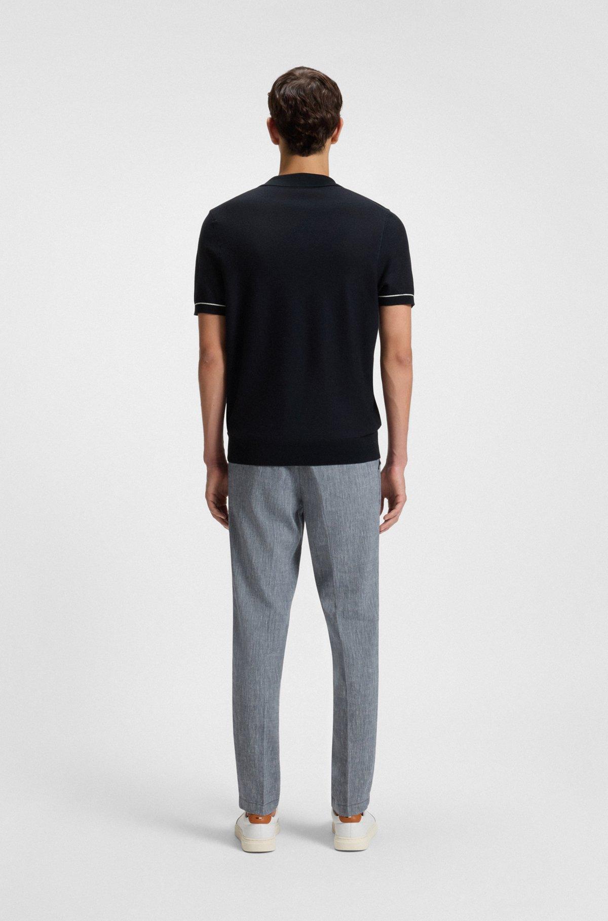 Sweater with Johnny collar Product Image