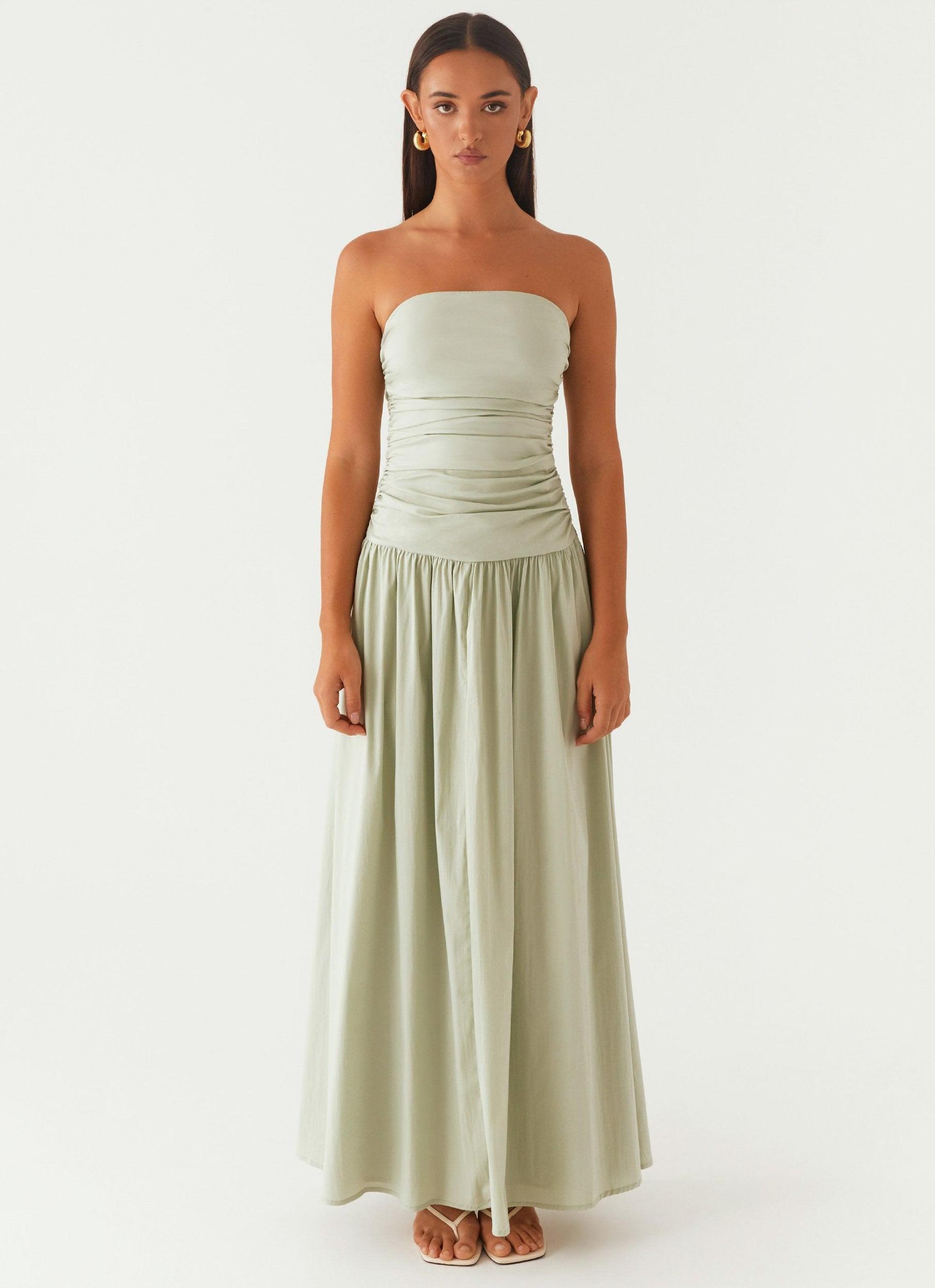 Carmel Maxi Dress - Sage Product Image