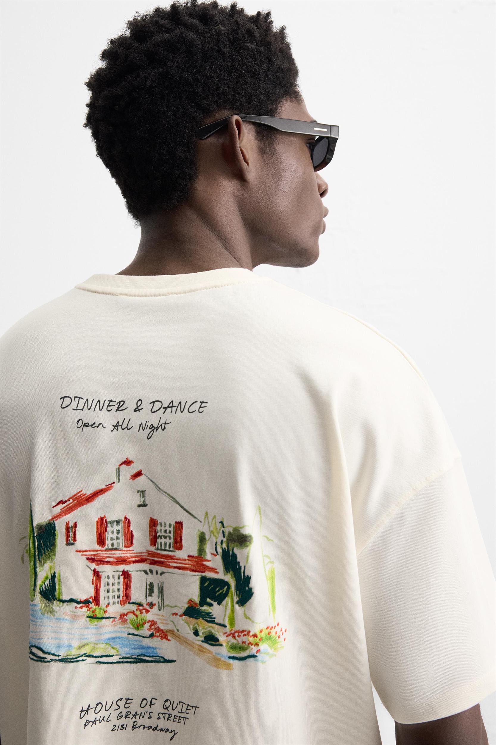 HEAVY WEIGHT COMBINED PRINT T-SHIRT Product Image