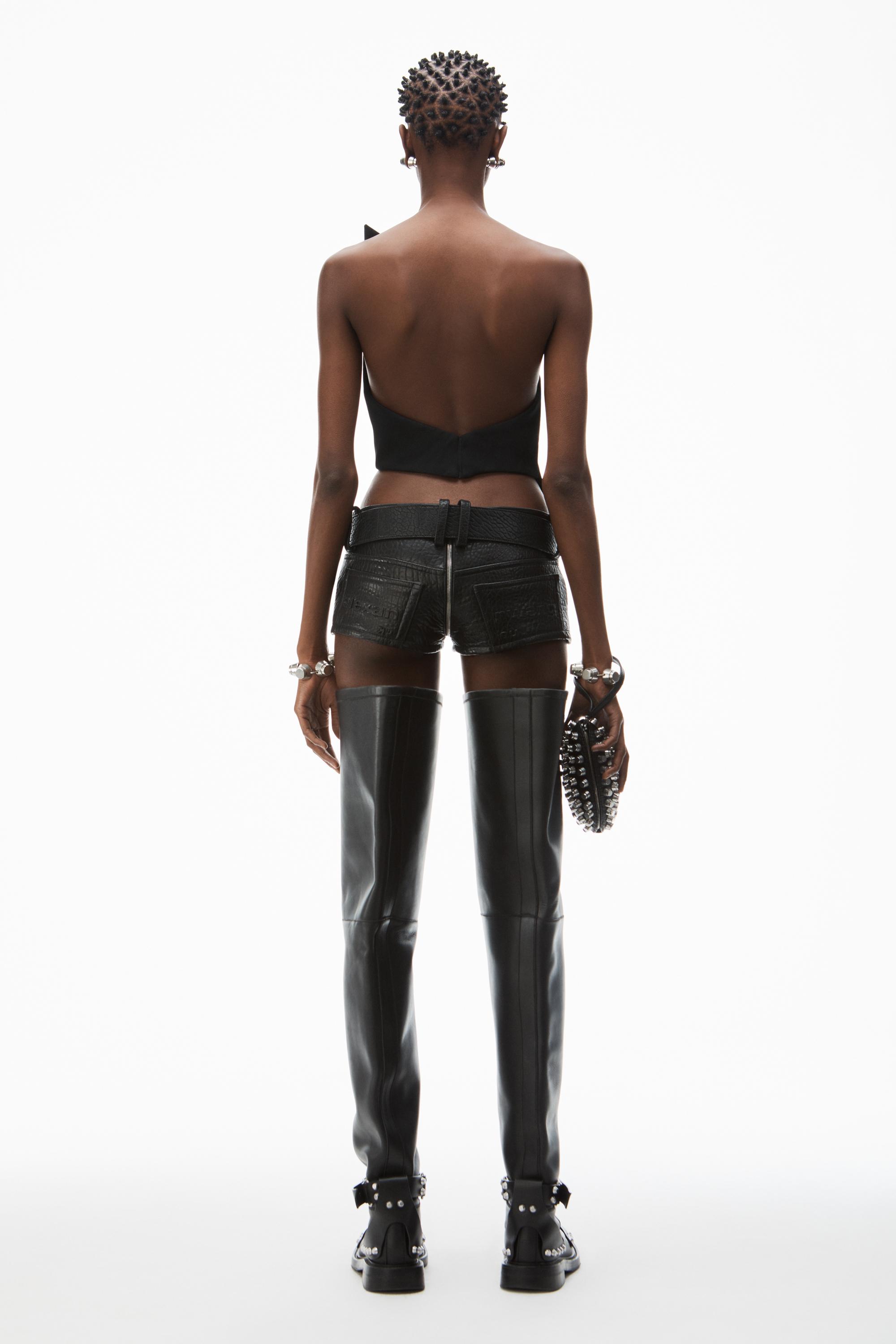 Asymmetric One-shoulder Top In Wool Product Image