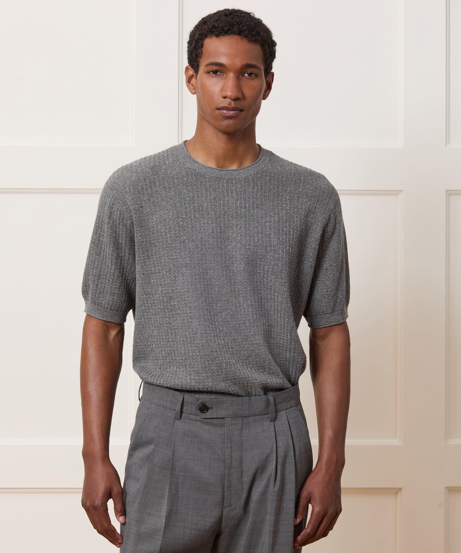 Linen Waffle Tee Product Image