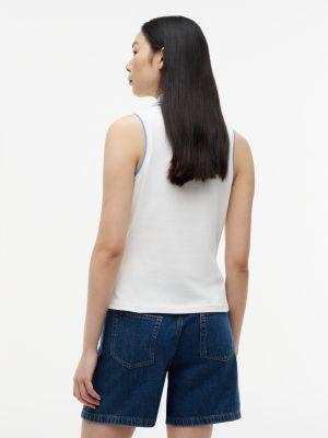Slim Fit Sleeveless Script Monogram Polo Product Image