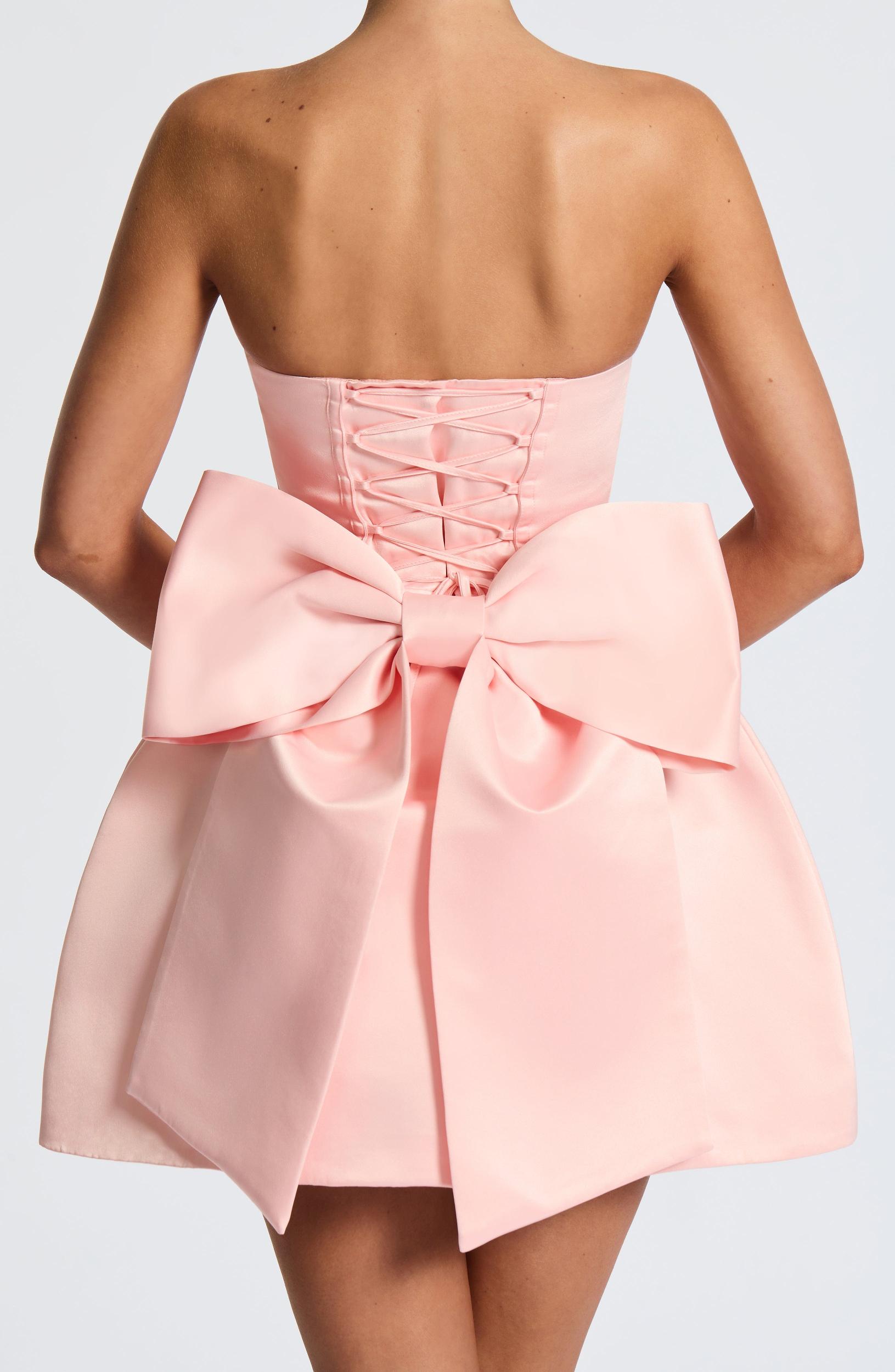 Abbey Mini Dress - Blush Product Image