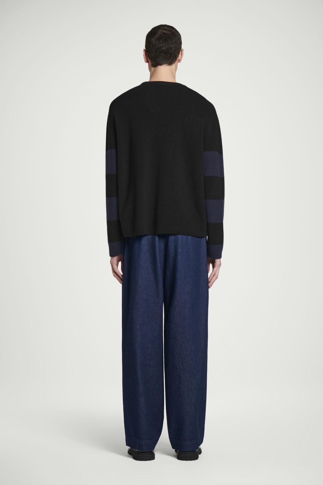 STRIPED MERINO WOOL SWEATER Product Image