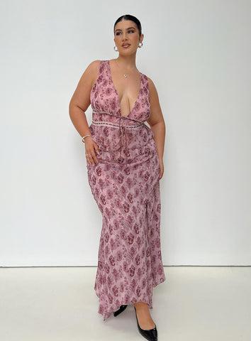 Nikolise Maxi Skirt Purple Curve Product Image