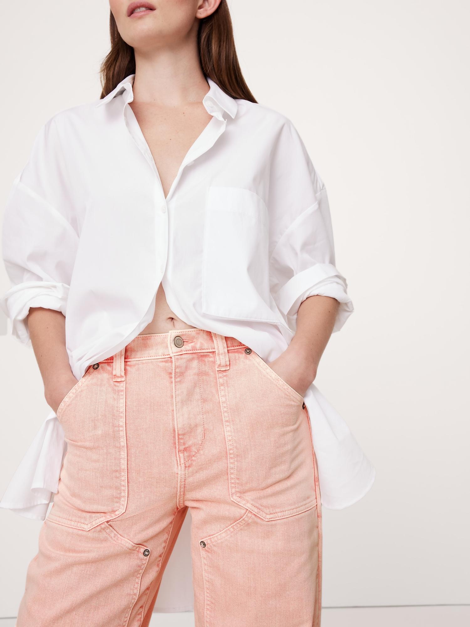 High-Rise Straight Cargo Jean Product Image