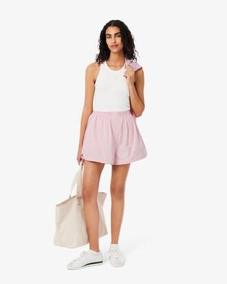 Wide Fit Lightweight Striped Poplin Shorts Product Image