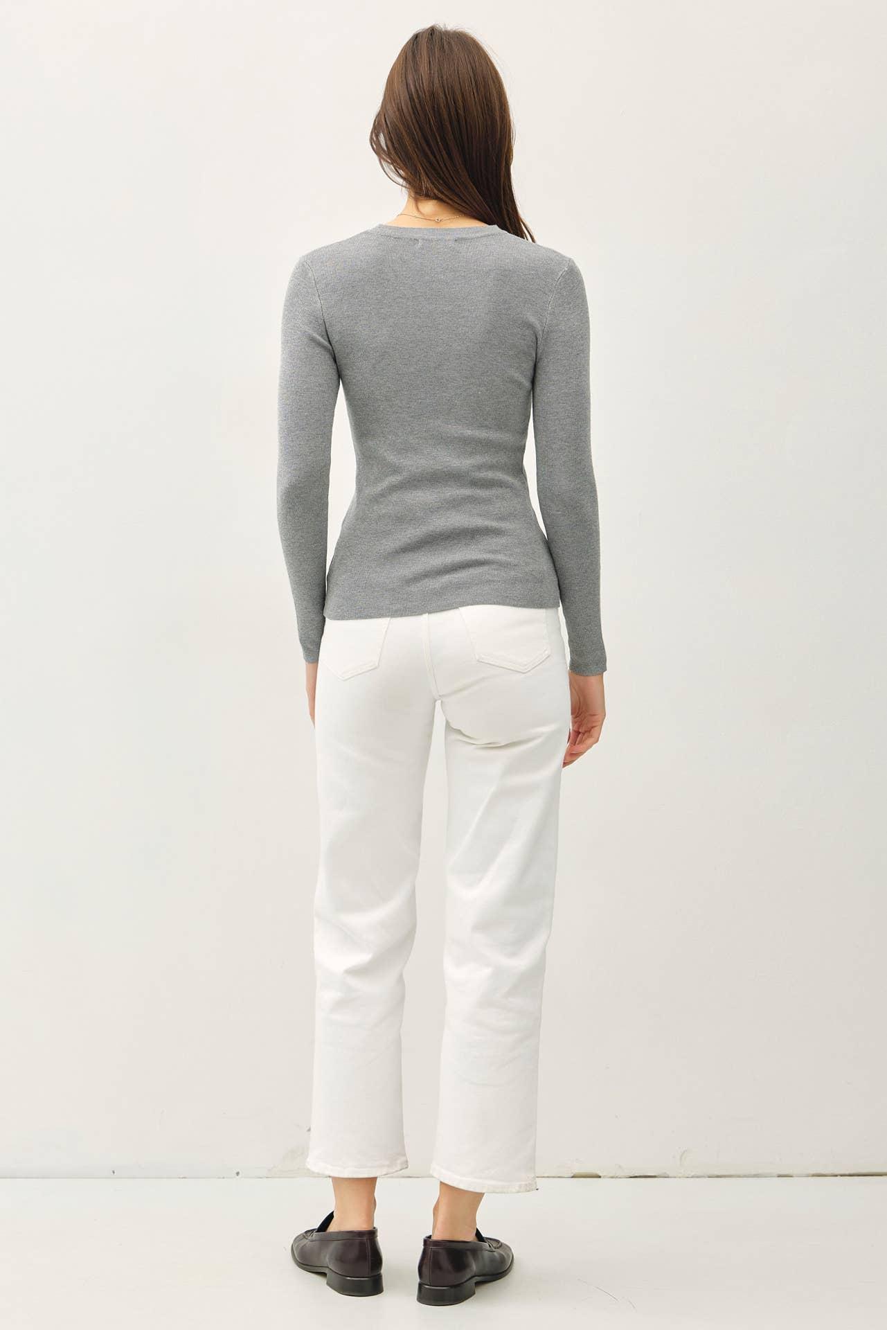 UB BASICS: MAKE YOUR CHOICE RIBBED TOP *FS Product Image